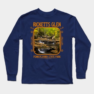 Ricketts Glen State Park Pennsylvania Long Sleeve T-Shirt